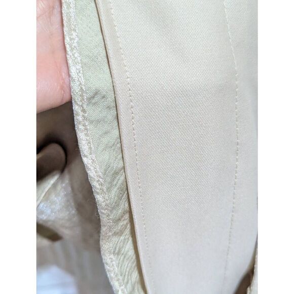 Jessica Howard Women's Gold Beaded Shoulder Sleeveless Scoop Neck Midi Dress Siz - Picture 6 of 8